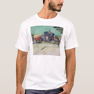 T-shirt Vincent van Gogh   les caravanes, campement gitan