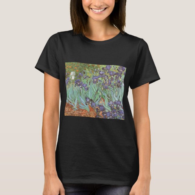 T-shirt Vincent van Gogh - Les Iris (Devant)