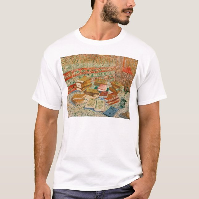 T-shirt Vincent van Gogh | les livres jaunes, 1887 (Devant)