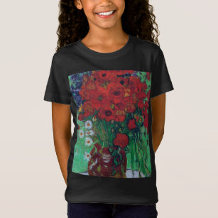T-Shirt Vincent Van Gogh - Les pavots et les marais rouges