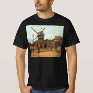 T-shirt Vincent van Gogh - Moulin de la Galette, Windmill
