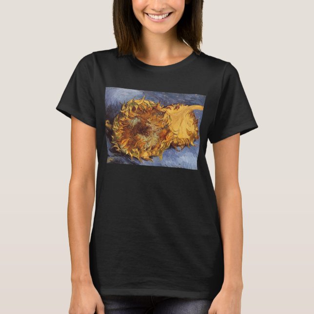 T-shirt Vincent van Gogh - Nature morte : Deux tournesols  (Devant)
