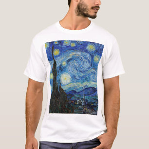 T-shirt Vincent Van Gogh Nuit d'art Vintage