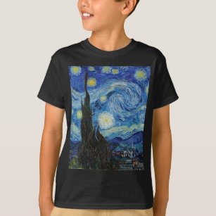 T-shirt Vincent Van Gogh Nuit d'art Vintage