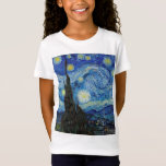 T-Shirt Vincent Van Gogh Nuit d'art Vintage<br><div class="desc">T-shirt Art Vintage de nuit Vincent Van Gogh</div>