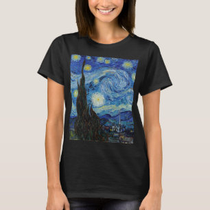 T-shirt Vincent Van Gogh Nuit d'art Vintage