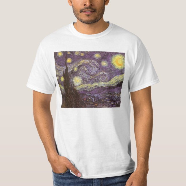 T-shirt Vincent van Gogh - Nuit étoilée (Devant)