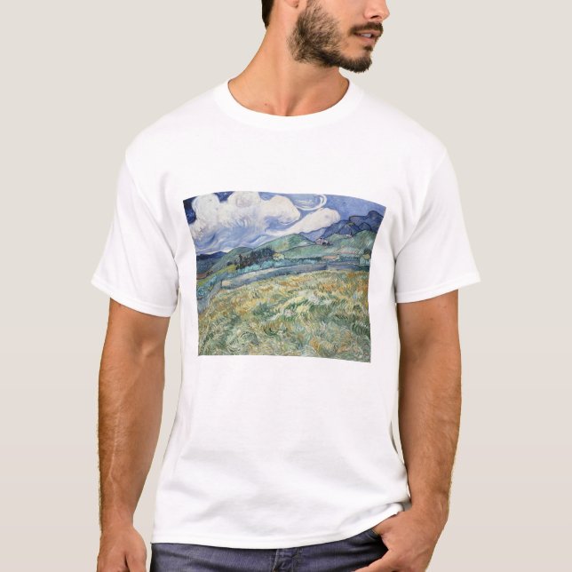 T-shirt Vincent Van Gogh, Paysage de Saint-Rémy (Devant)