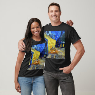 T-shirt Vincent Van Gogh peinture Café Terrace la nuit