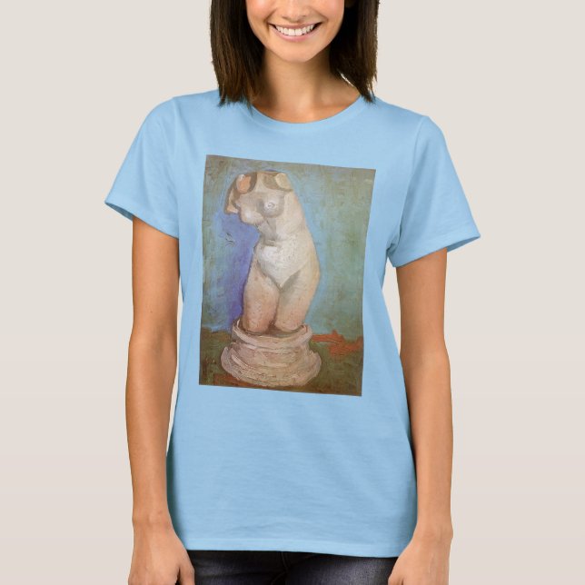 T-shirt Vincent van Gogh - Plaster Statuette Femme Torso (Devant)