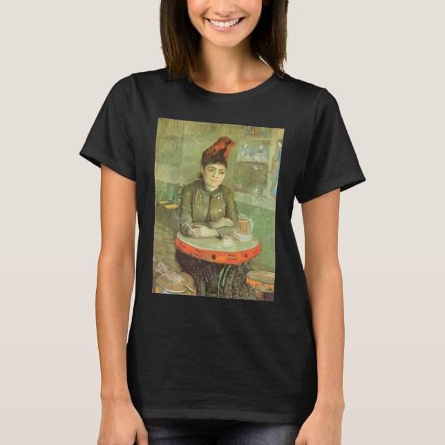 T-shirt Vincent van Gogh - Portrait d'Agostina Segatori (Devant)