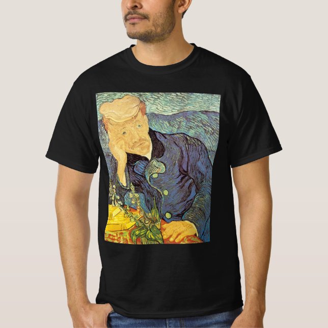 T-shirt Vincent van Gogh - Portrait du Docteur Gachet (Devant)
