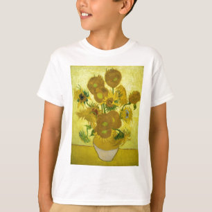 T-shirt Vincent van Gogh quinze tournesols dans un vase