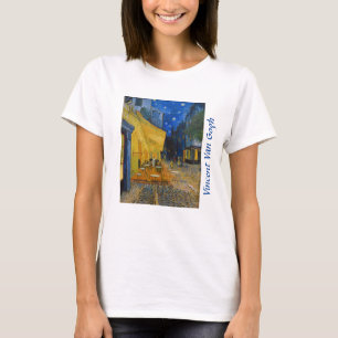 T-shirt Vincent van Gogh - Terrasse de café la nuit