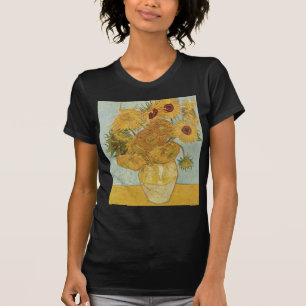 T-shirt Vincent van Gogh - tournesols - bel art floral