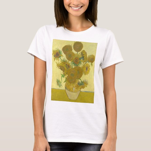 T-shirt Vincent Van Gogh - Tournesols, quatrième version (Devant)