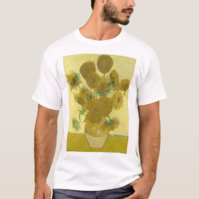 T-shirt Vincent Van Gogh - Tournesols, quatrième version (Devant)
