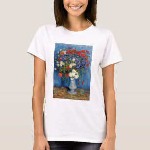 T-shirt Vincent van Gogh - Vase avec Cornflowers & Poppies
