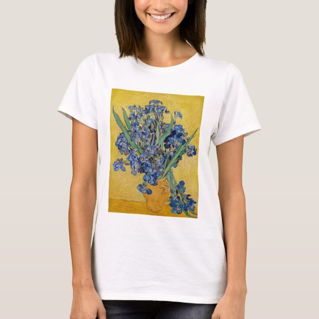 T-shirt Vincent van Gogh - Vase avec Irises (Devant)