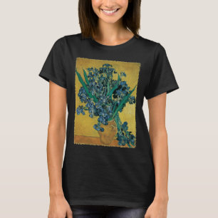 T-shirt Vincent van Gogh - Vase w Irises Arrière - plan ja