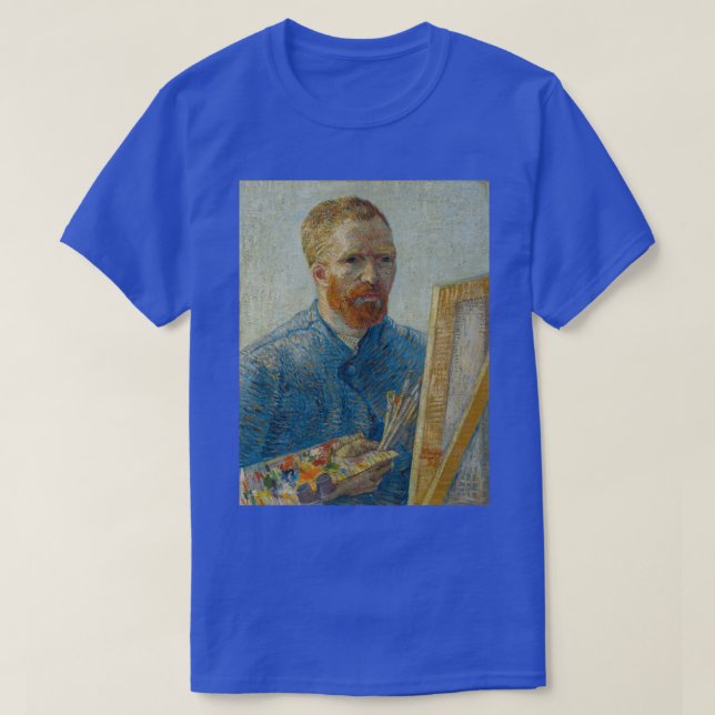 T-shirt Vincent Vangogh SPortrait (Design devant)