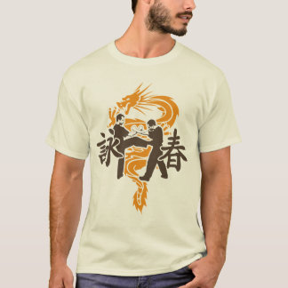 T-shirt Ving Tsun Fight Scene Dragon