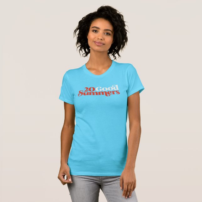 T-shirt Vingt Bons Étés (Devant entier)