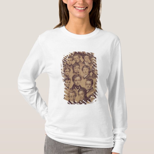 T-shirt Vingt-cinq élèves du studio d'Antoine (Devant)