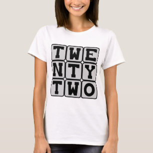 T-shirt Vingt Deux, Numéro 22