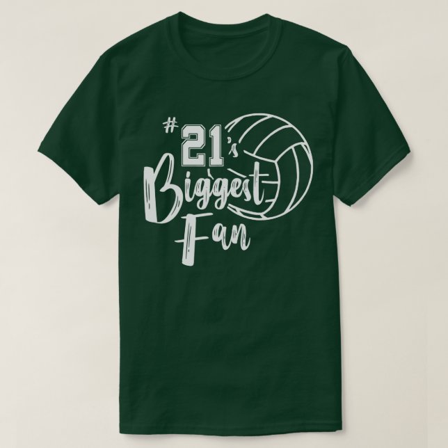 T-shirt Vingt et une 21s plus gros volley-ball de ventilat (Design devant)