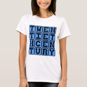 T-shirt Vingtième siècle, 1901-2000