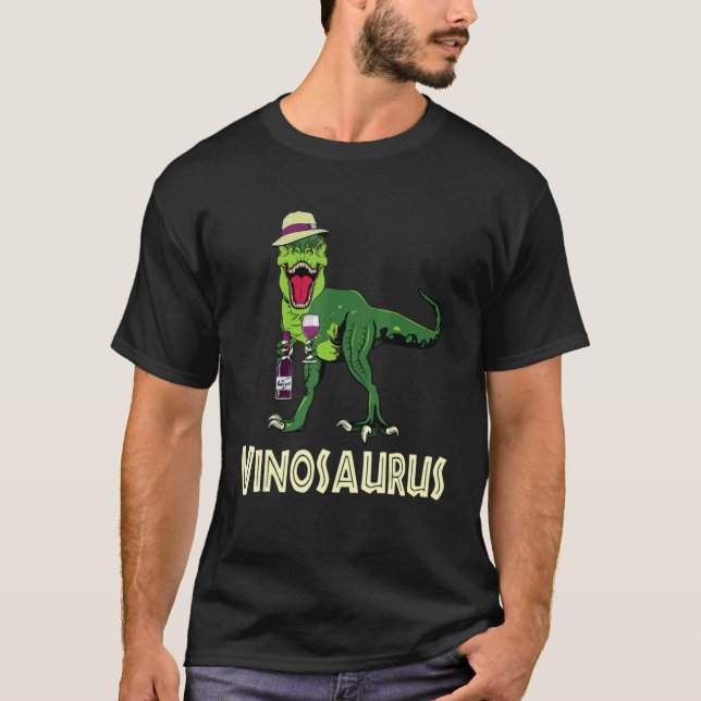 T-shirt Vinosaurus Tyrannosaurus Vinosaur Tr (Devant)