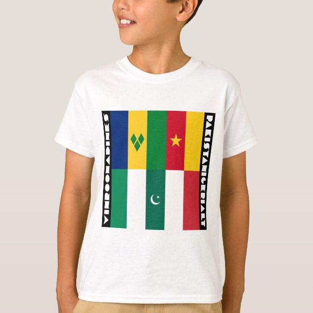 T-shirt Vinroonadines et Pakistanigérialy (Devant)