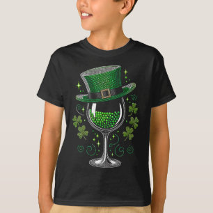 T-shirt Vins shamrocks Gles Boire Jour de la Saint Patrick