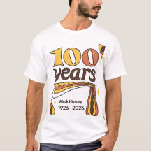 Vintage 100 Ans Histoire Noire 1926-2026 Commémora