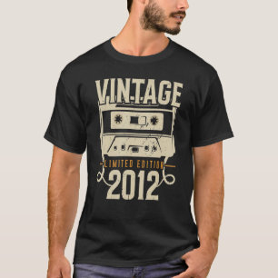T-shirt Vintage 10e anniversaire Tee Retro Cassette Bande