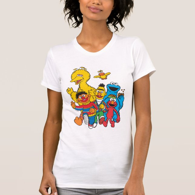 T-shirt Vintage 123 Sesame Street 2 (Devant)