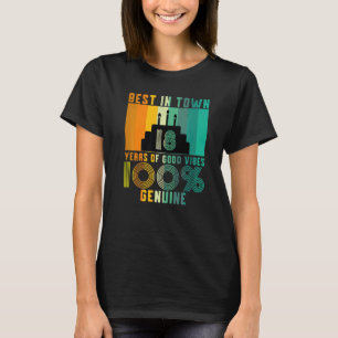 T-shirt Vintage 18e anniversaire Vêtements femmes Mens 18e