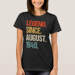 T-shirt vintage 1940 83ème anniversaire rétro 83 ans
