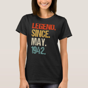 T-shirt vintage 1942 81ème anniversaire rétro 81 ans