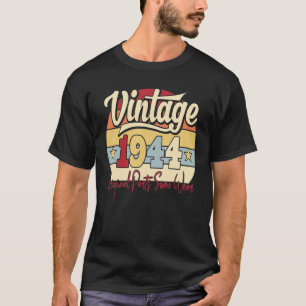 T-shirt Vintage 1944 Pièces originales Certaines portent R