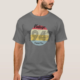 T-shirt Vintage 1947 Parties Originales, 75E Anniversaire