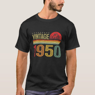 T-shirt Vintage 1950 Anniversaire 72 Ans Amusant 72E Anniv