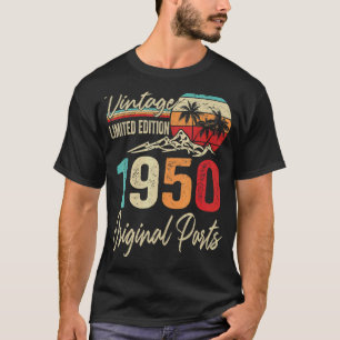 T-shirt Vintage 1950 Parties originales 72e anniversaire