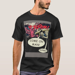 T-shirt Vintage 1950 Space Alien Fart Joke Come On Man S