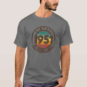 T-shirt Vintage 1951 Toutes Les Parties Originales 70E Ann