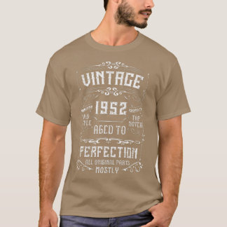 T-shirt Vintage 1952 69e anniversaire Cadeau Hommes Femmes