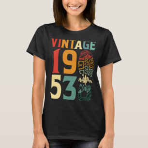 T-shirt Vintage 1953 69 Anniversaire Randonnée de camping