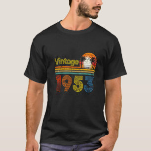 T-shirt Vintage 1953 69 Ans Hommes Et Femmes 69e Birt