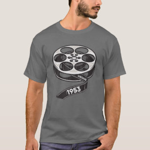 T-shirt Vintage 1953 Anniversaire 69 Ans 69E Ami Cinéma M